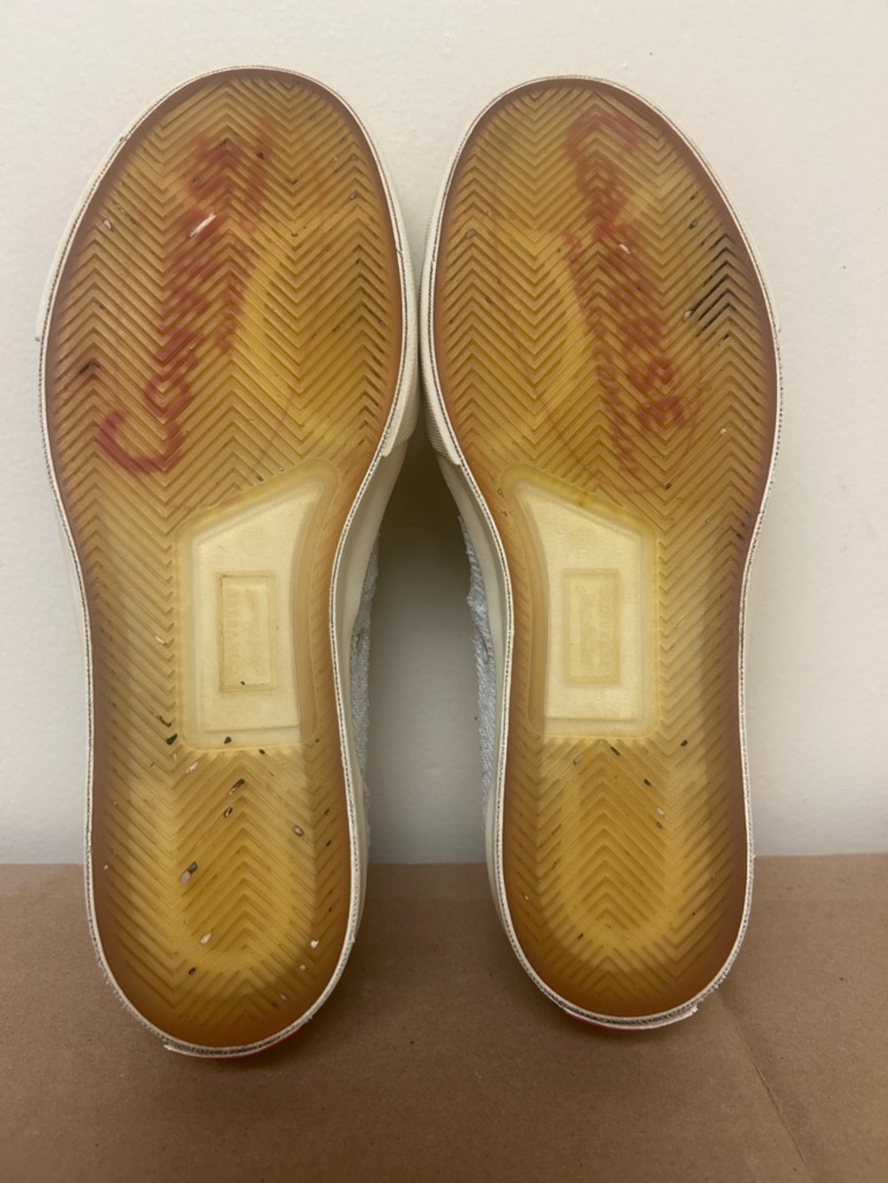 Converse Jack Purcell grey Canvas Low Top Unisex Sneakers with Cream Sole - Picture 5 of 6